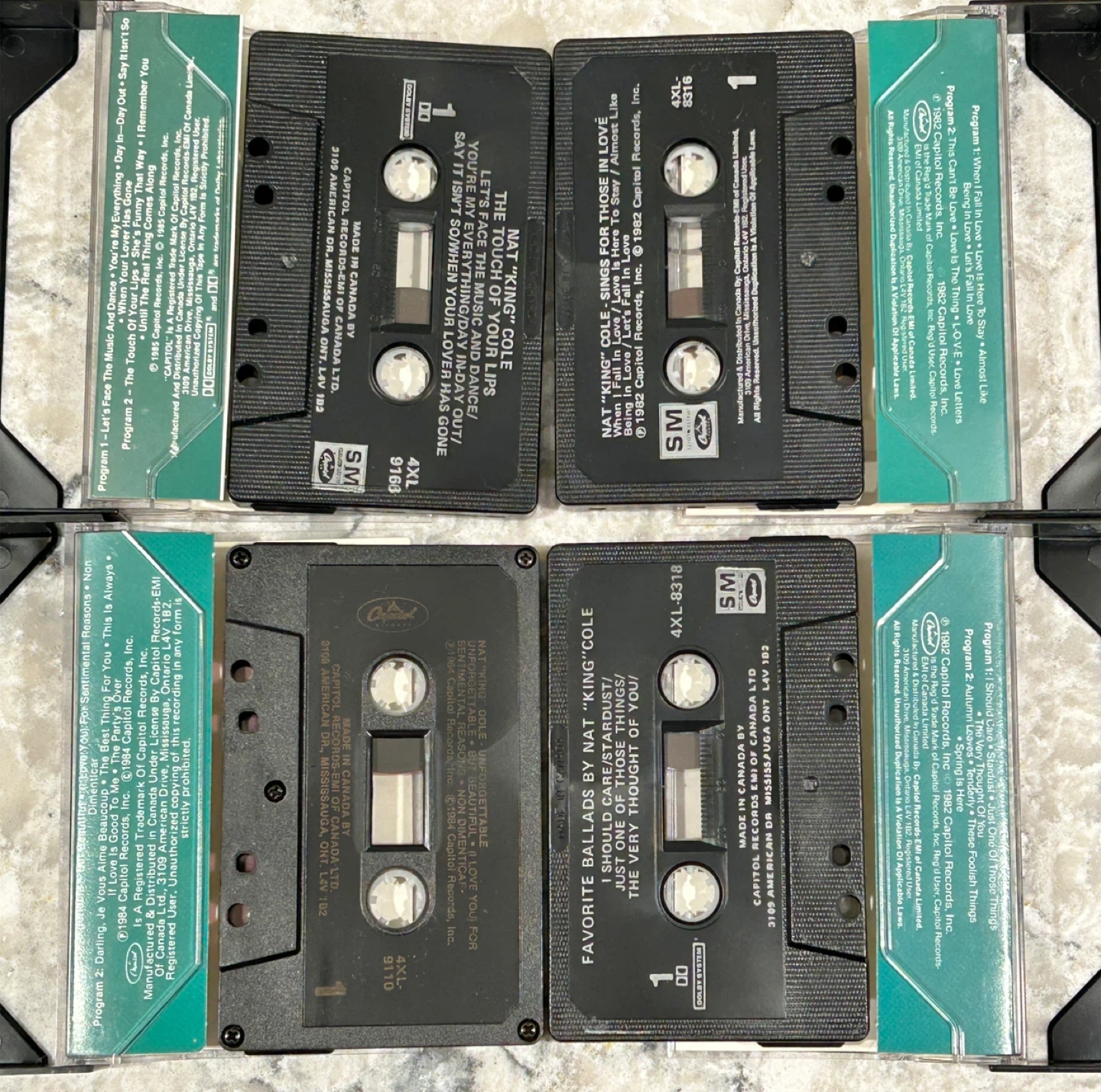 Nat King Cole Cassette Tapes - Lot of 4 - photo 3