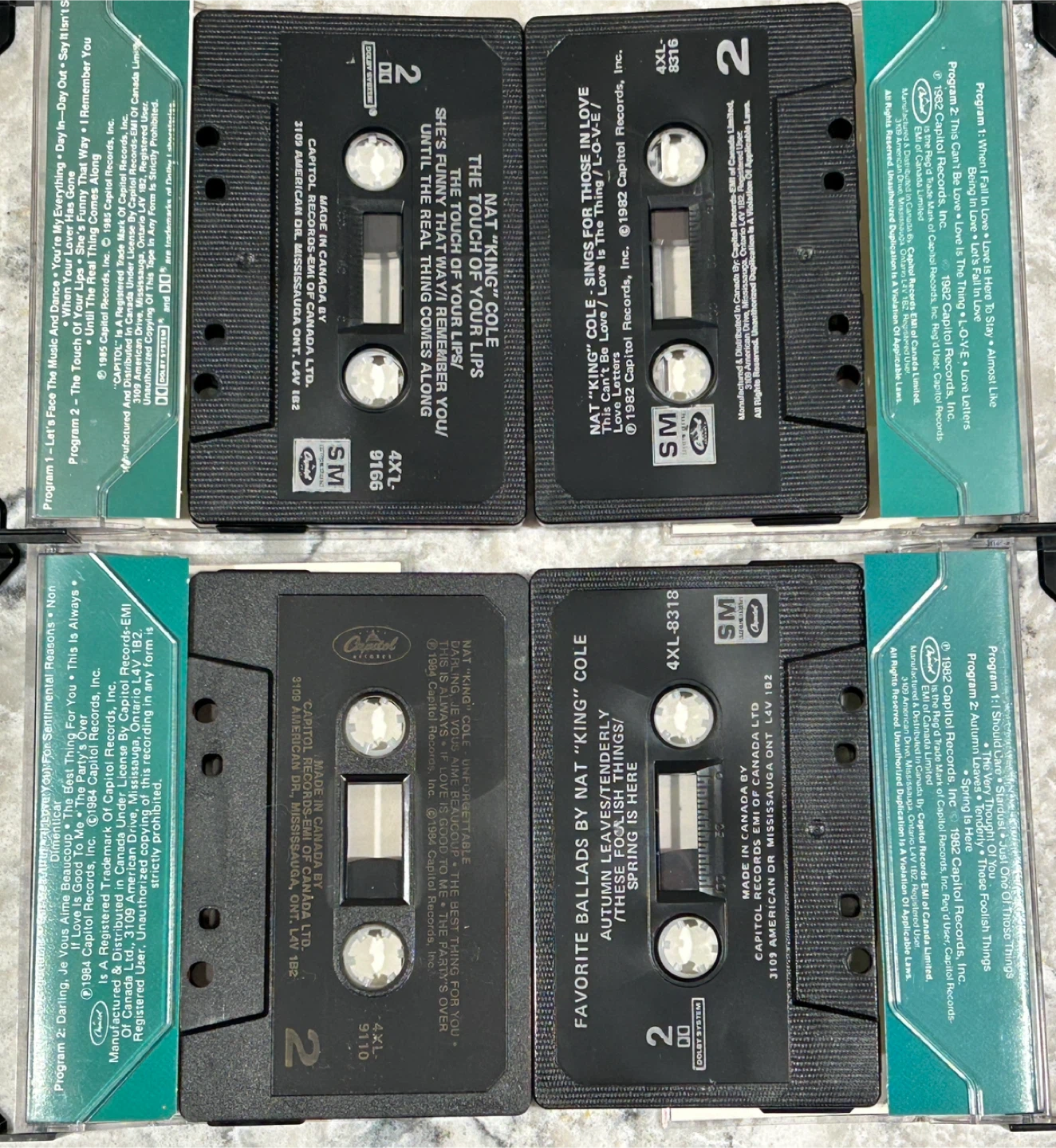 Nat King Cole Cassette Tapes - Lot of 4 - photo 4