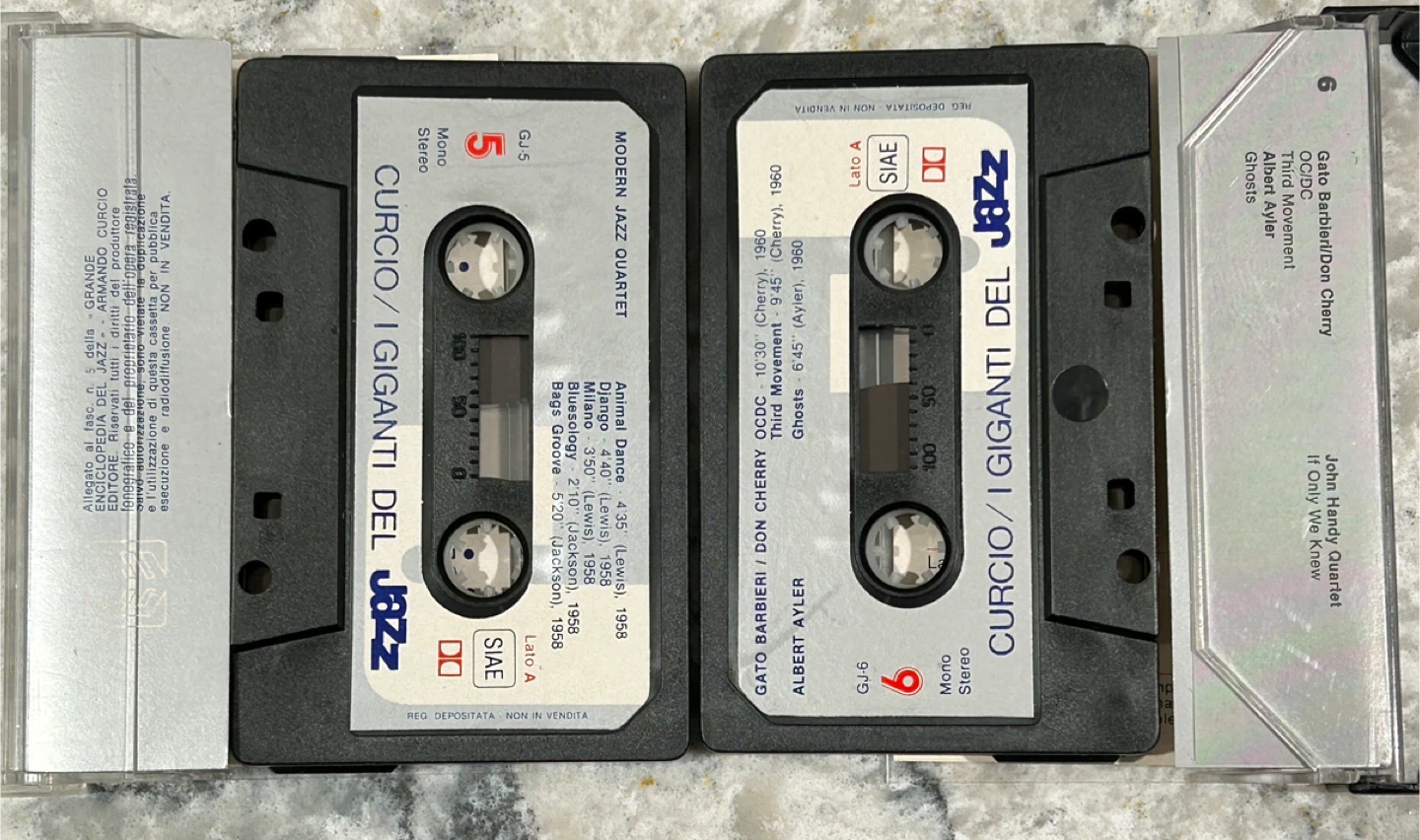 I Giganti Del Jazz Cassette Tapes - Modern Jazz Quartet & More - photo 3