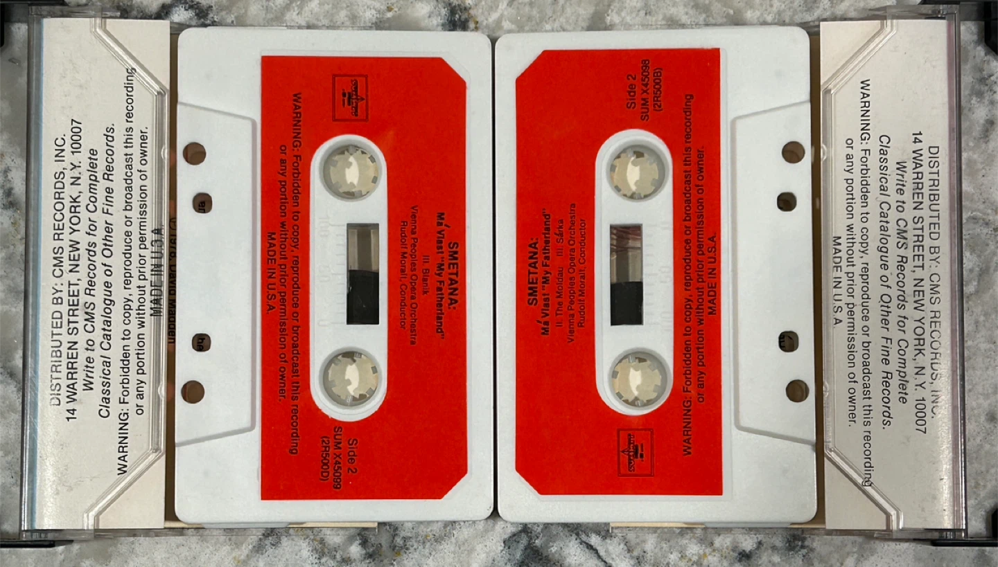 Smetana Má Vlast (My Fatherland) Cassette Set - photo 4