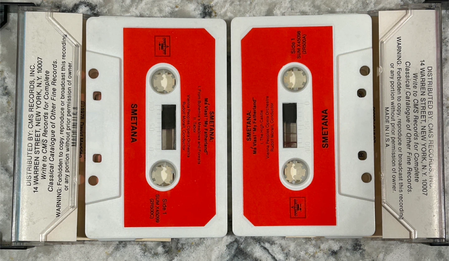 Smetana Má Vlast (My Fatherland) Cassette Set - photo 3