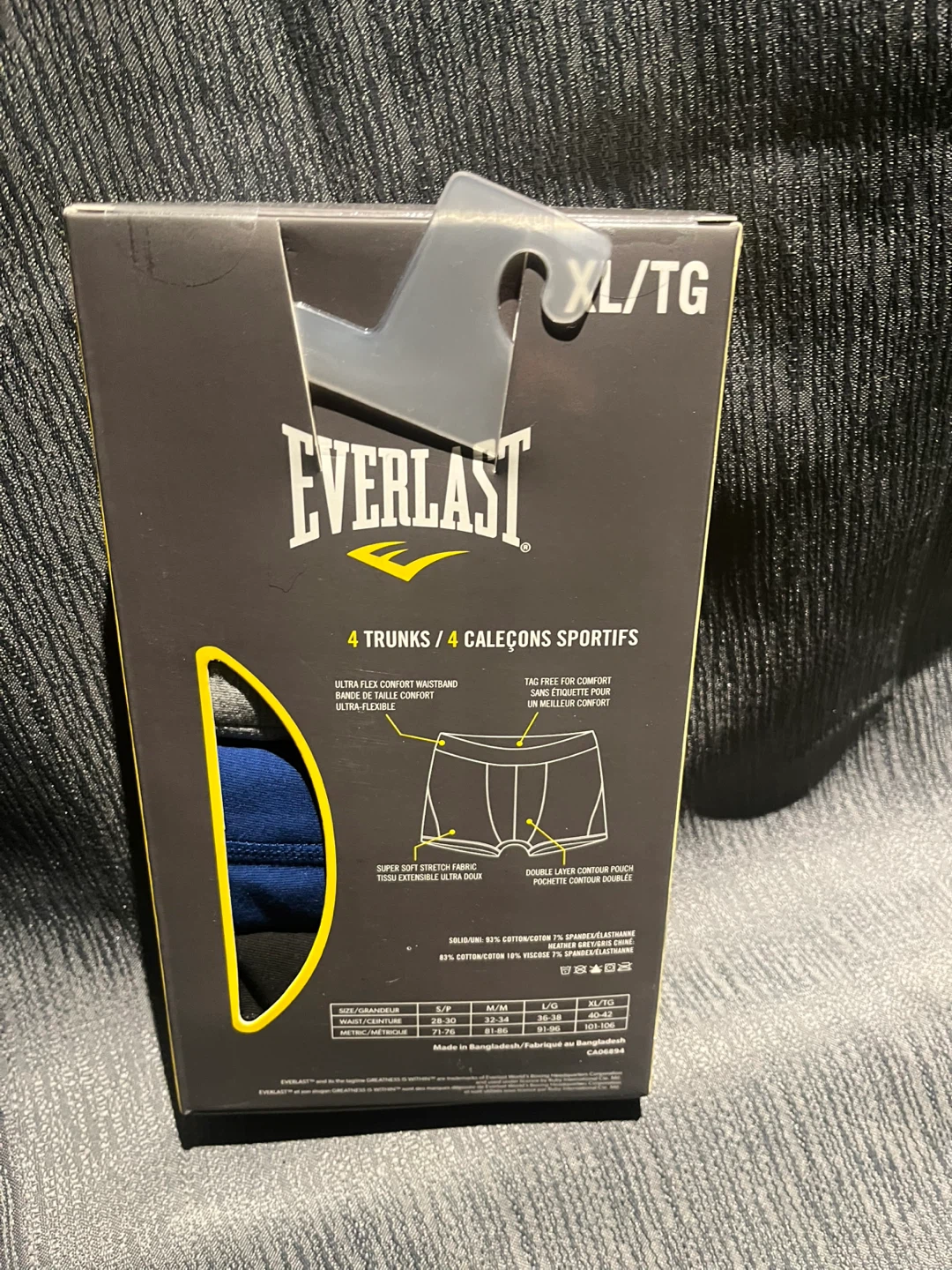 Everlast XL/TG Men's Trunks - 4 Pack - photo 2
