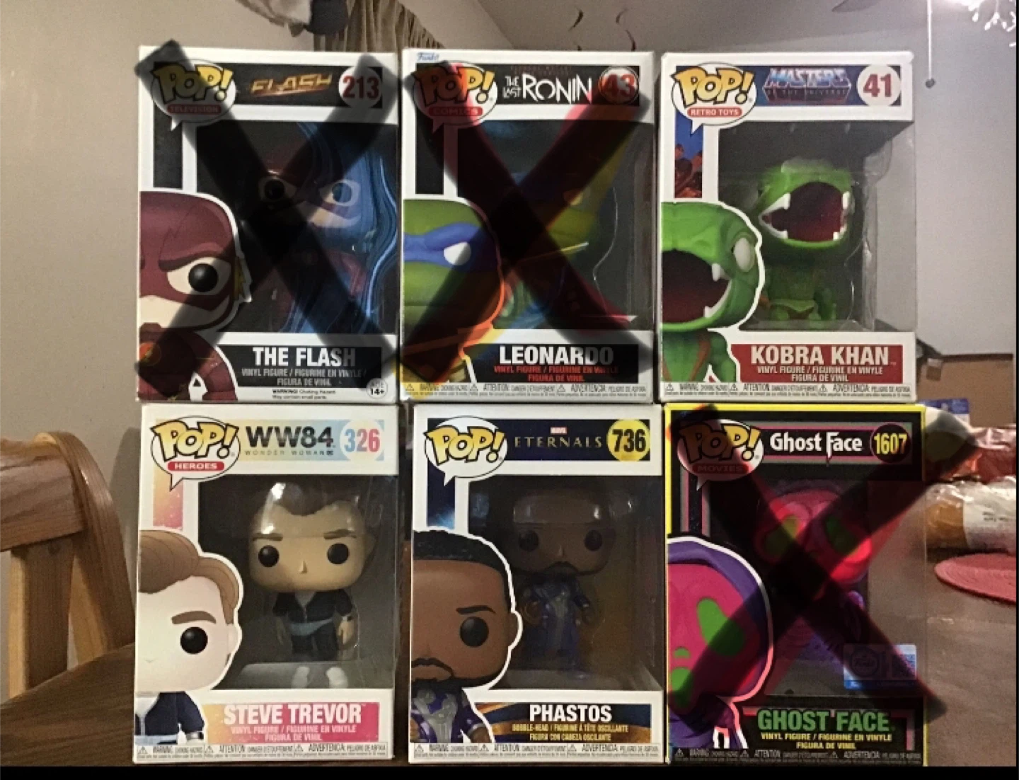 Funko pop figures $15ea