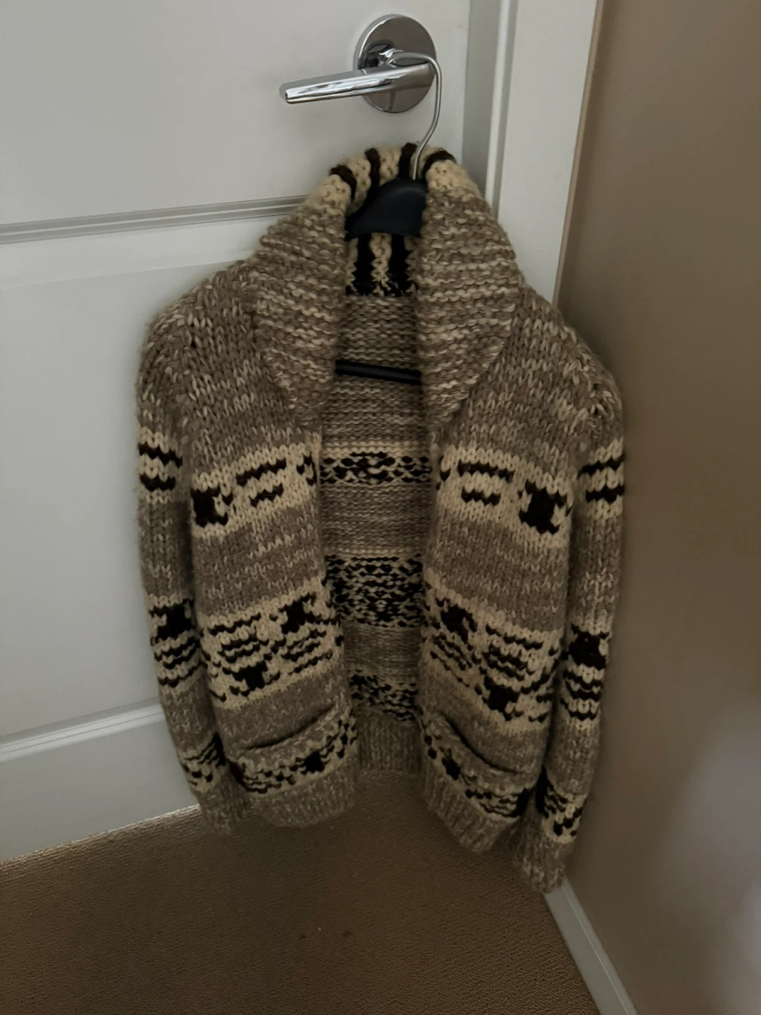 Cowhican Hand Knit Cardigan Sweater