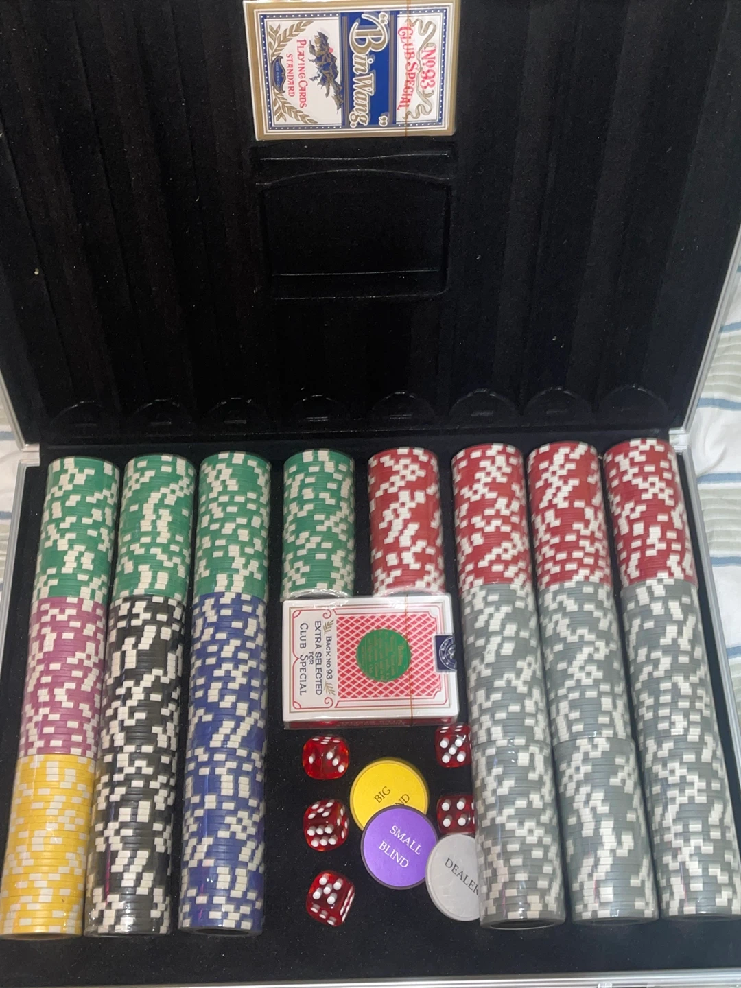 Poker Set with Case 500 chips