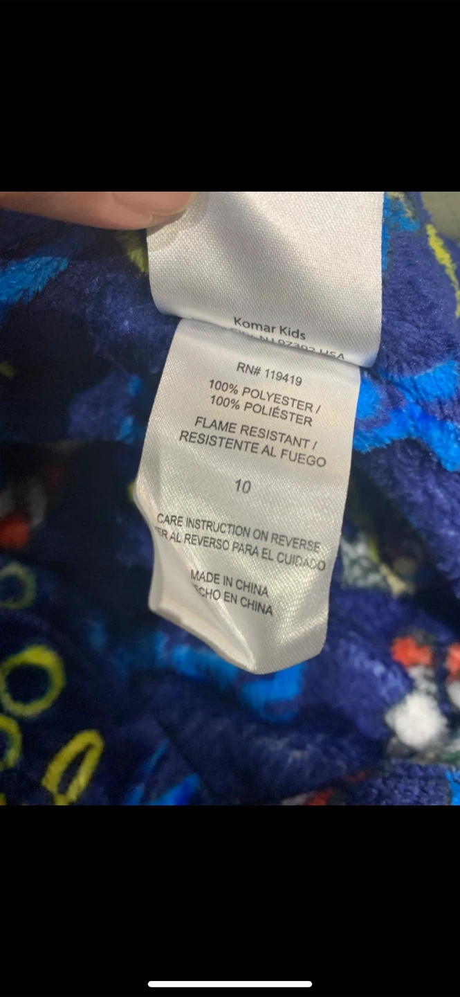 Sonic the Hedgehog Kids Bath Robe - Size 10 - photo 4
