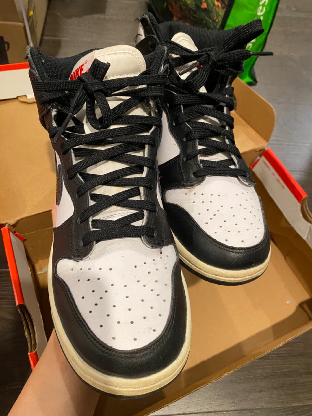 🧡Nike Dunks Black White 7.5 Women’s - photo 3