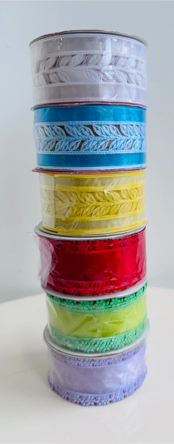 Craft Ribbon Bundle - Assorted Colours
