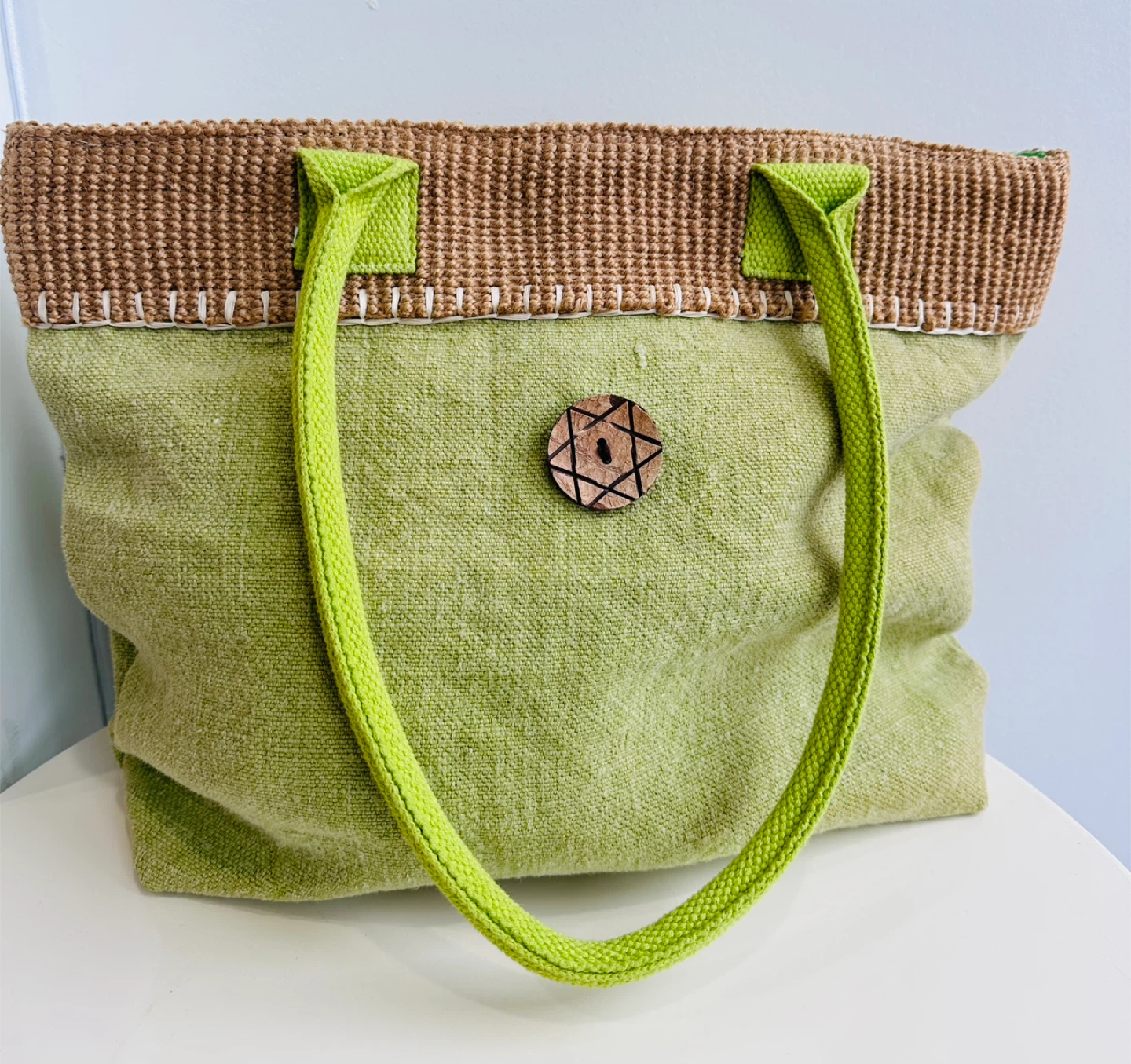 Green Tote Bag