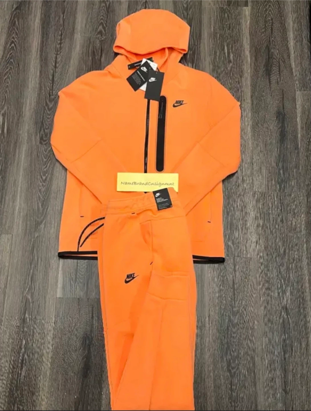 Nike Tech Fleece Orange Tracksuit - New!