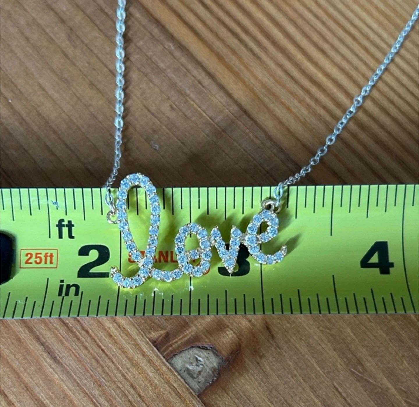 Sterling Silver/YG “LOVE” Nevklace - photo 4