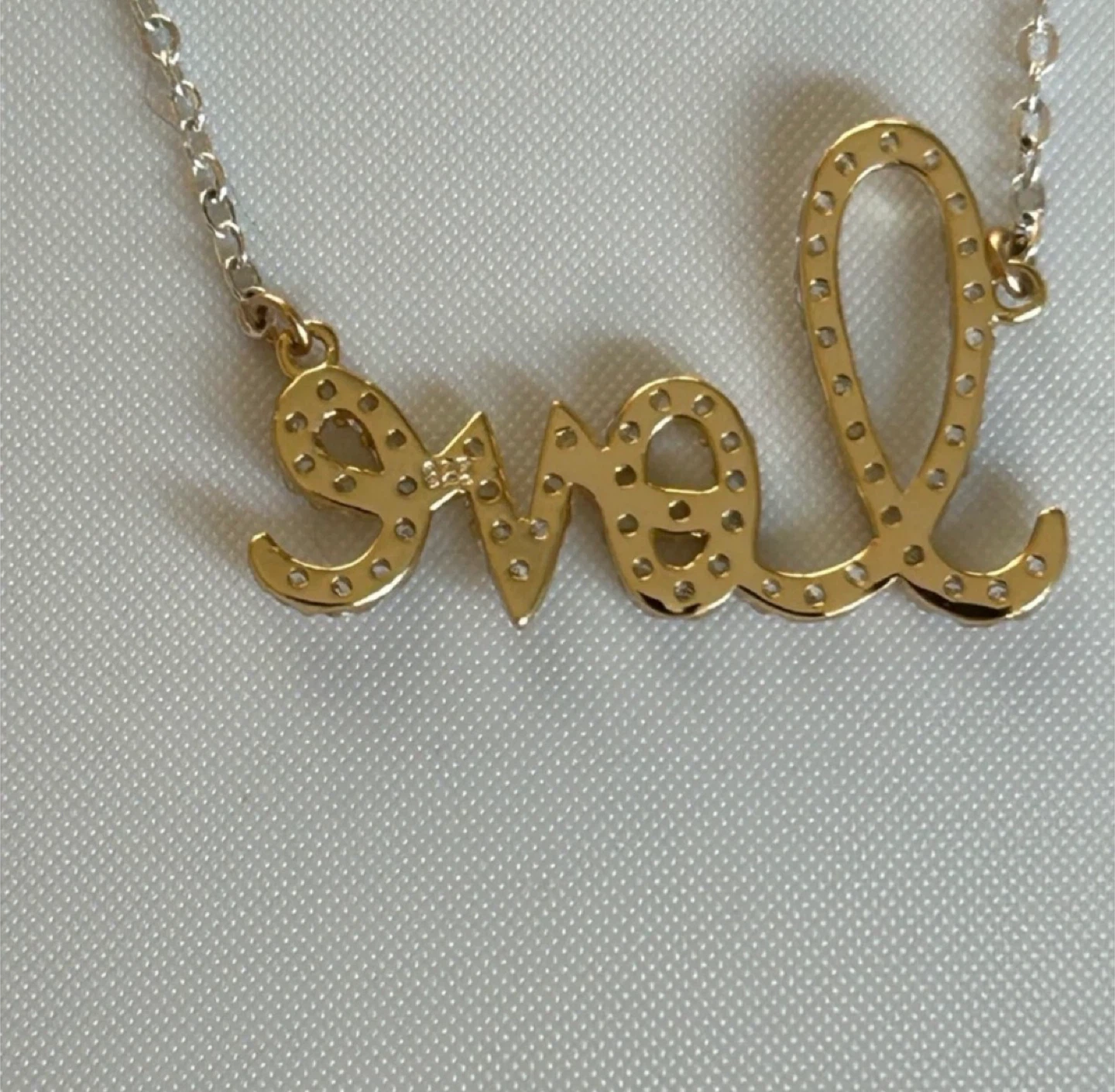 Sterling Silver/YG “LOVE” Nevklace - photo 5
