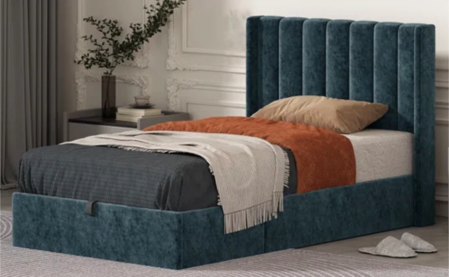Twin Size Bed with Storage Lift - photo 2