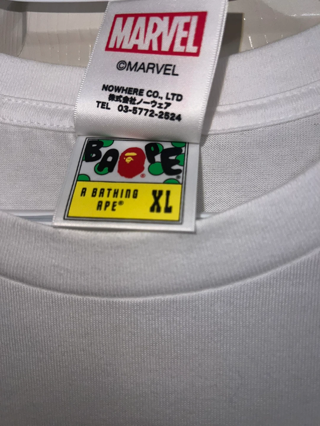 BAPE x Marvel Comics Milo Avengers Tee - White - photo 5