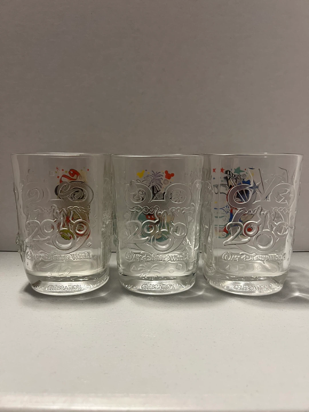 Vintage 2000 McDonald’s Walt Disney World Millennium Glasses - photo 3