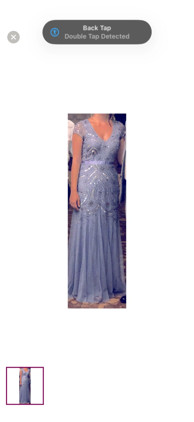 Periwinkle Adrianna Papell Dress