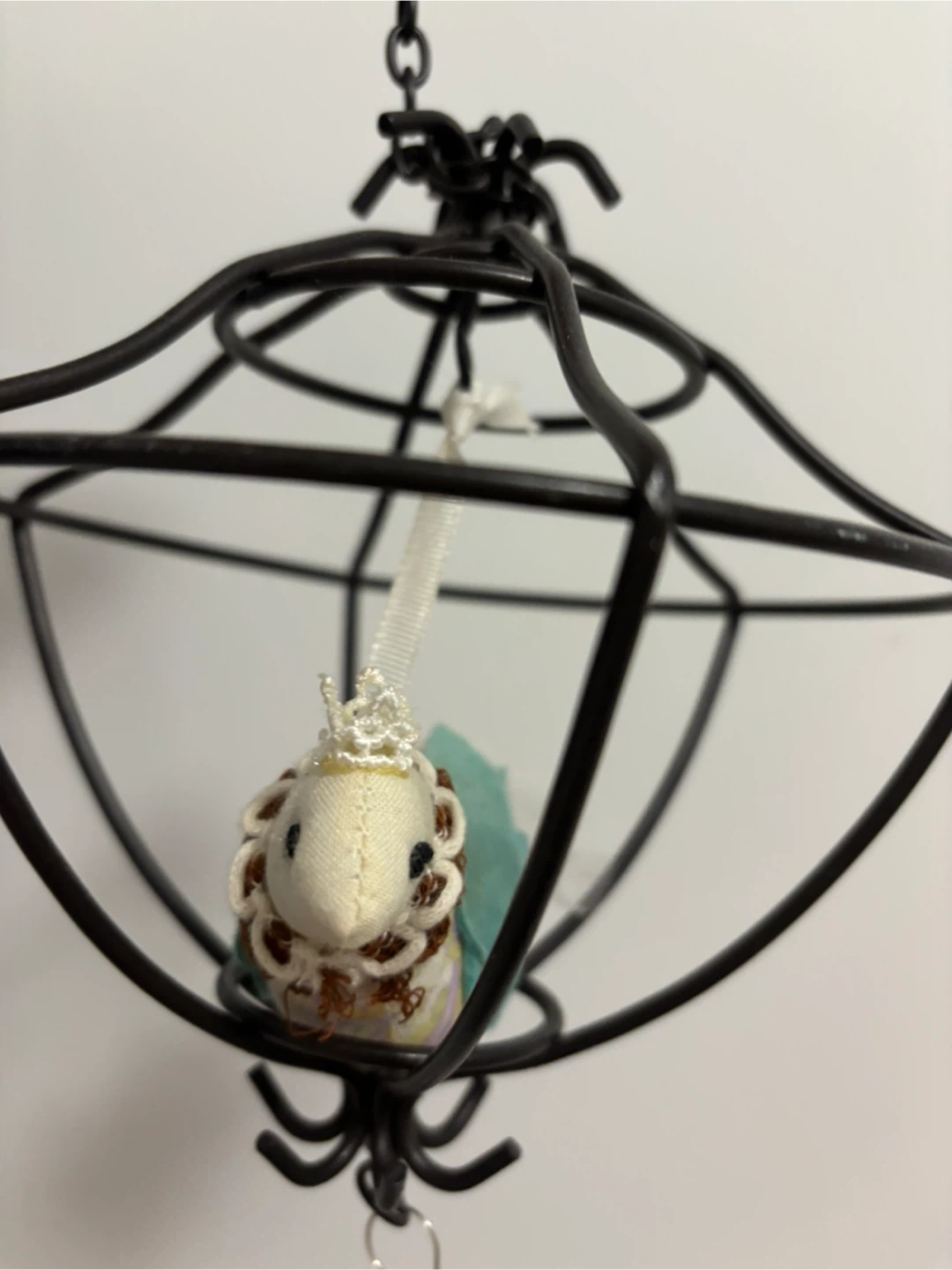 Pottery Barn Hanging Bird Cage Ornament