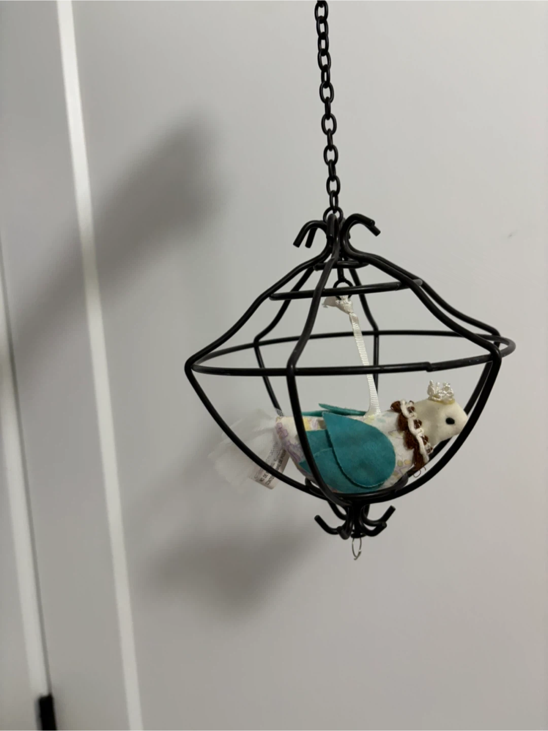 Pottery Barn Hanging Bird Cage Ornament - photo 2