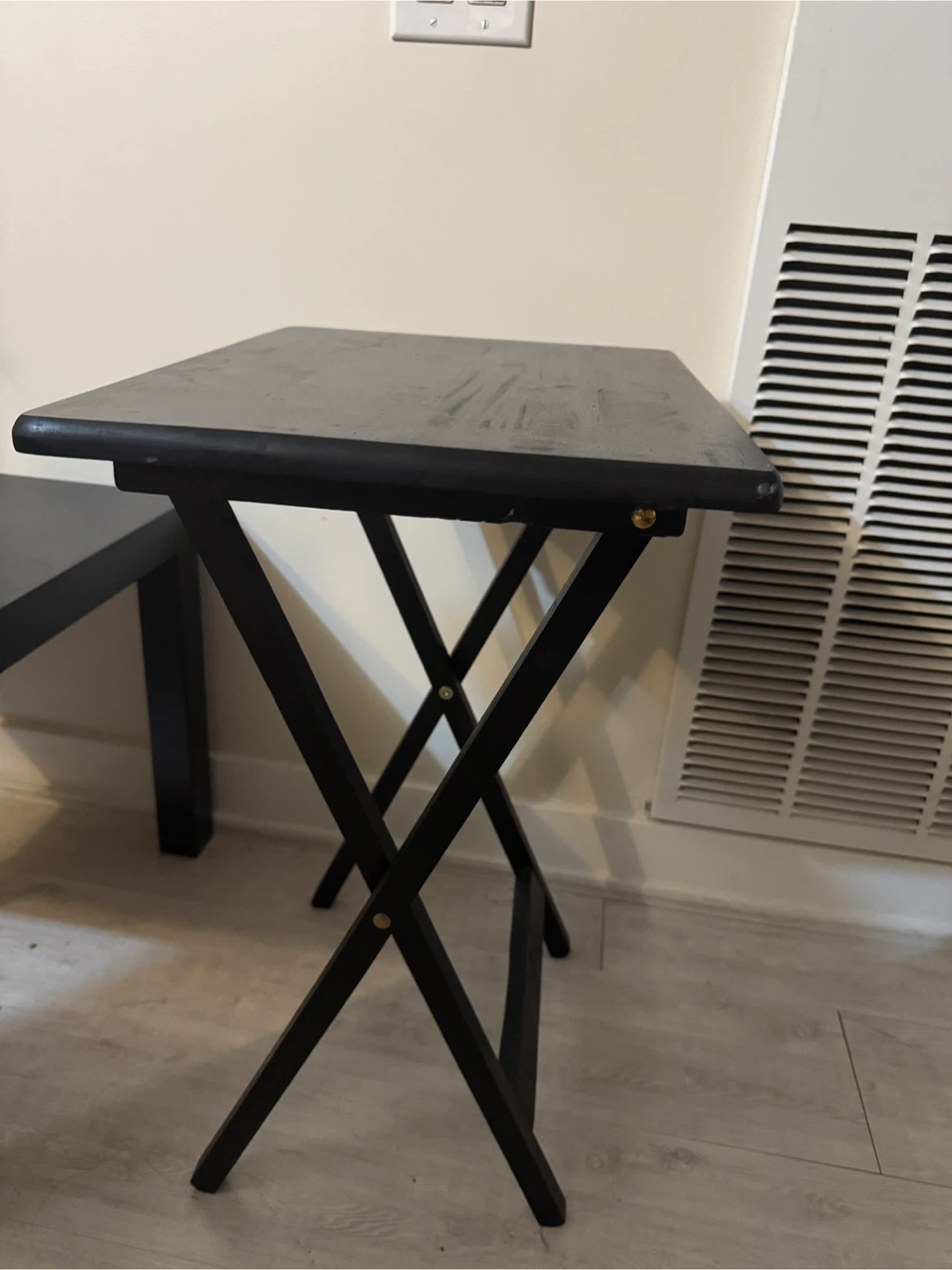 Folding Tray Tables - Black
