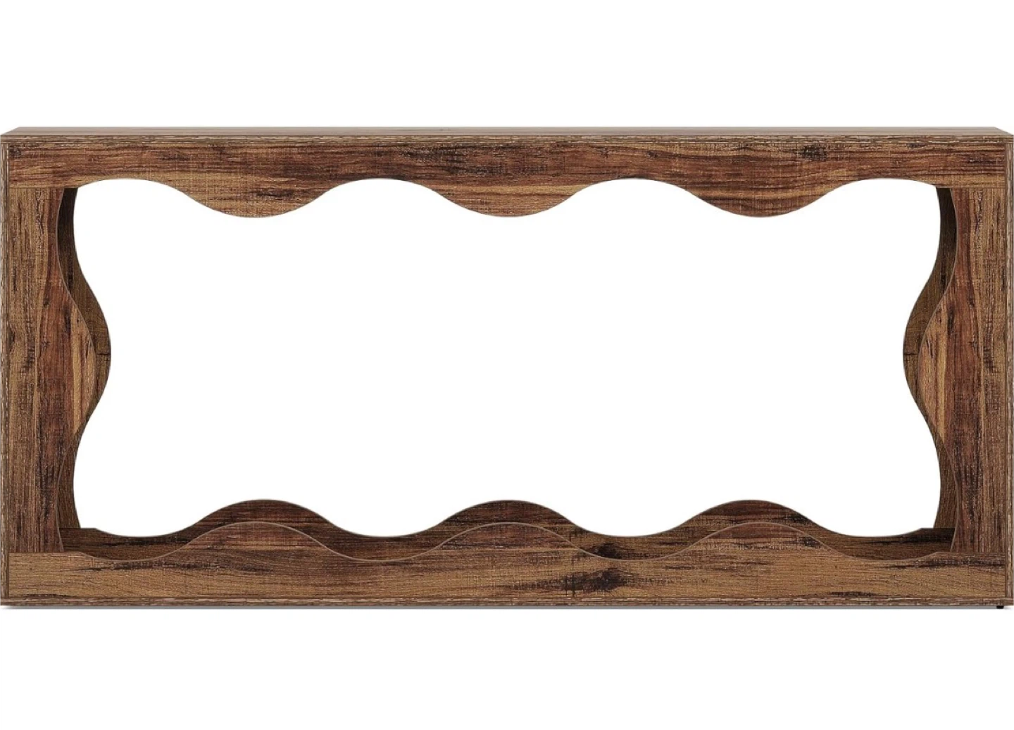 Brown Wooden Console Table (63") - photo 2