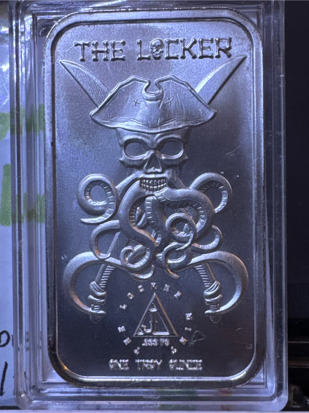 100 limited 1oz Silver Bar The Locker & Triggered Snowflakes
