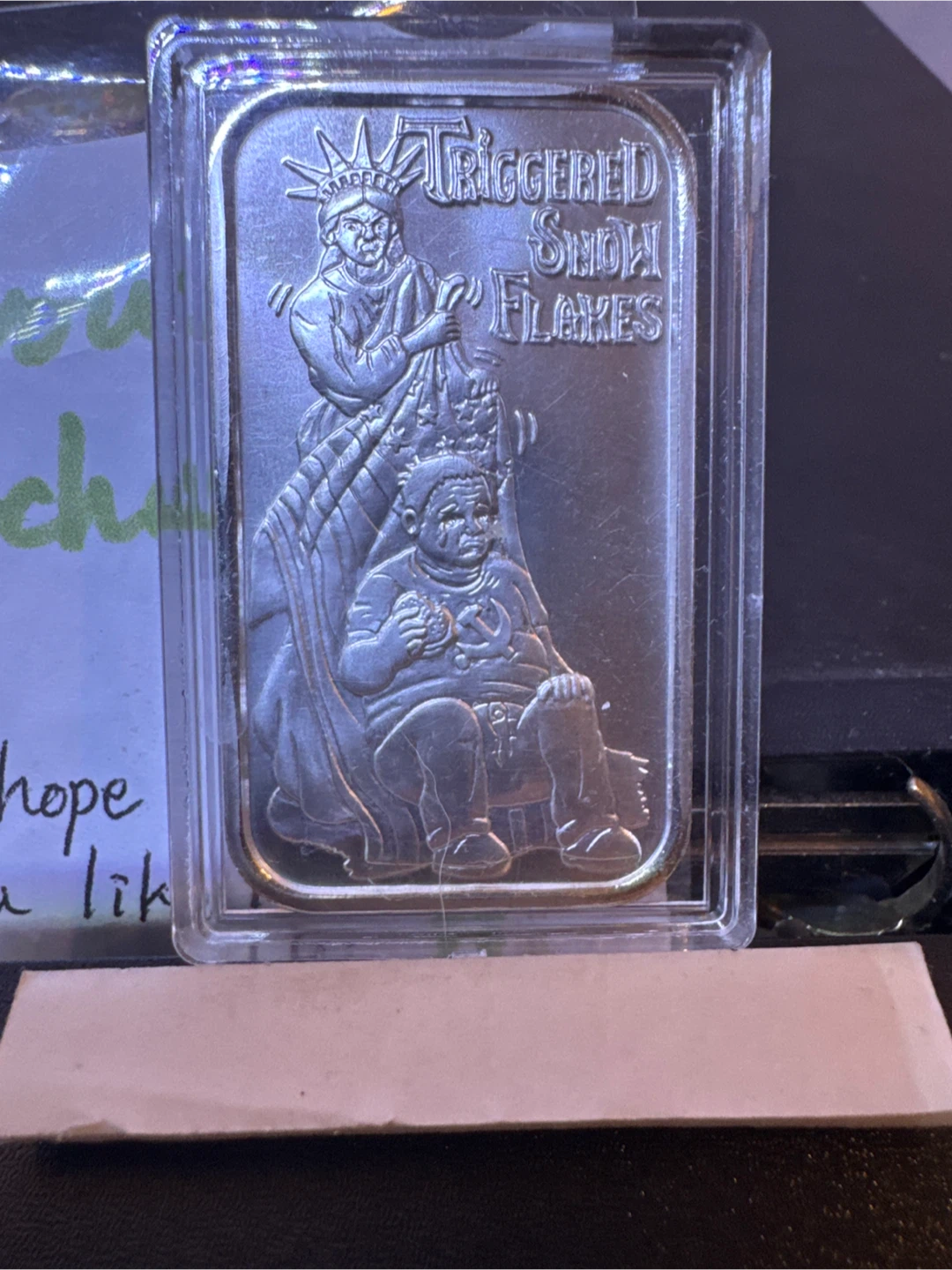 100 limited 1oz Silver Bar The Locker & Triggered Snowflakes - photo 2