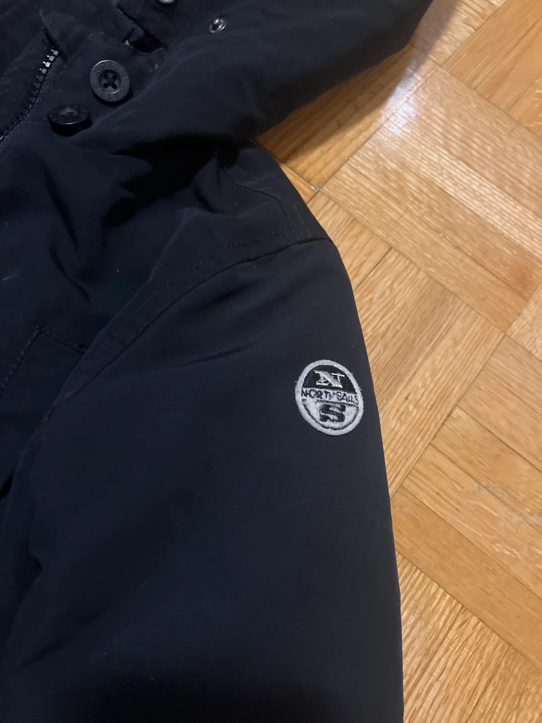 North Sails Black Winter Coat Size 6 - photo 2