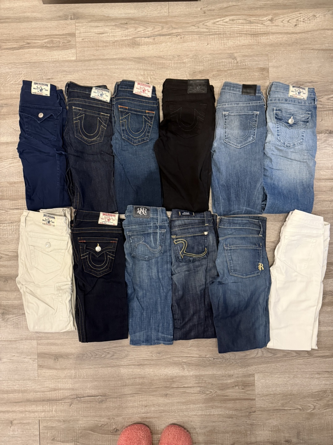 12 jeans - True Religion, Rock & Republic & more BUNDLE