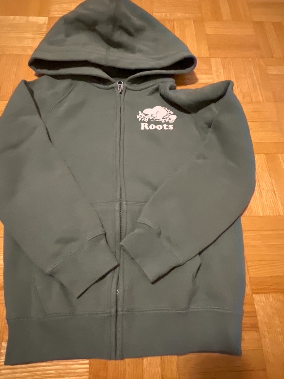 Roots Kids Full Zip Hoodie - Size M (7-8 yrs)