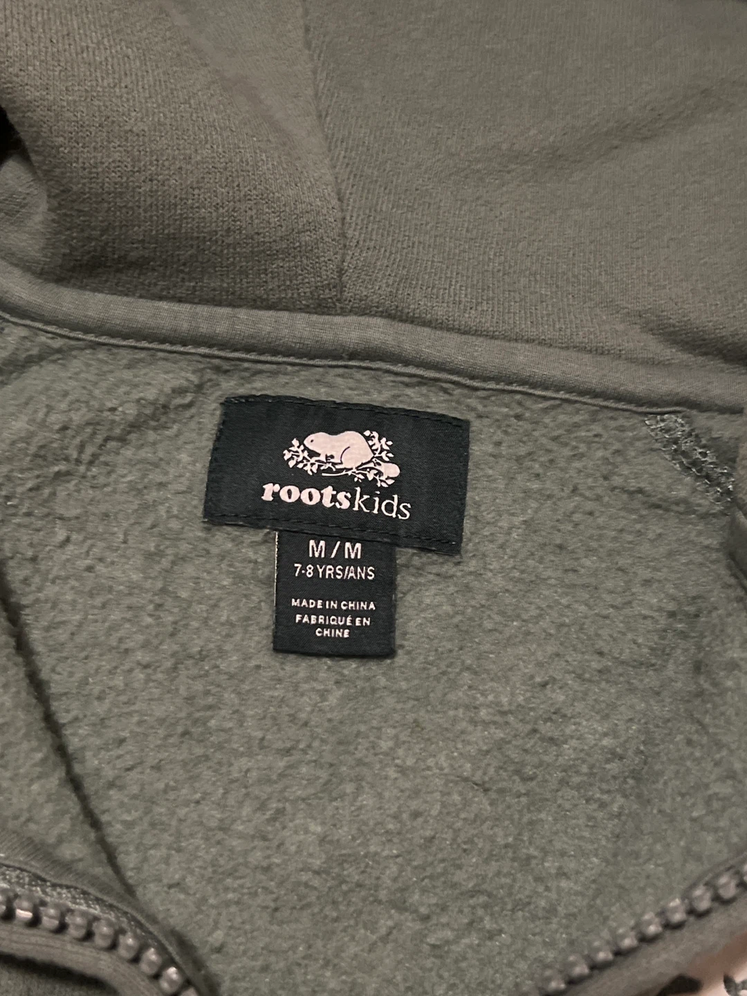 Roots Kids Full Zip Hoodie - Size M (7-8 yrs) - photo 4