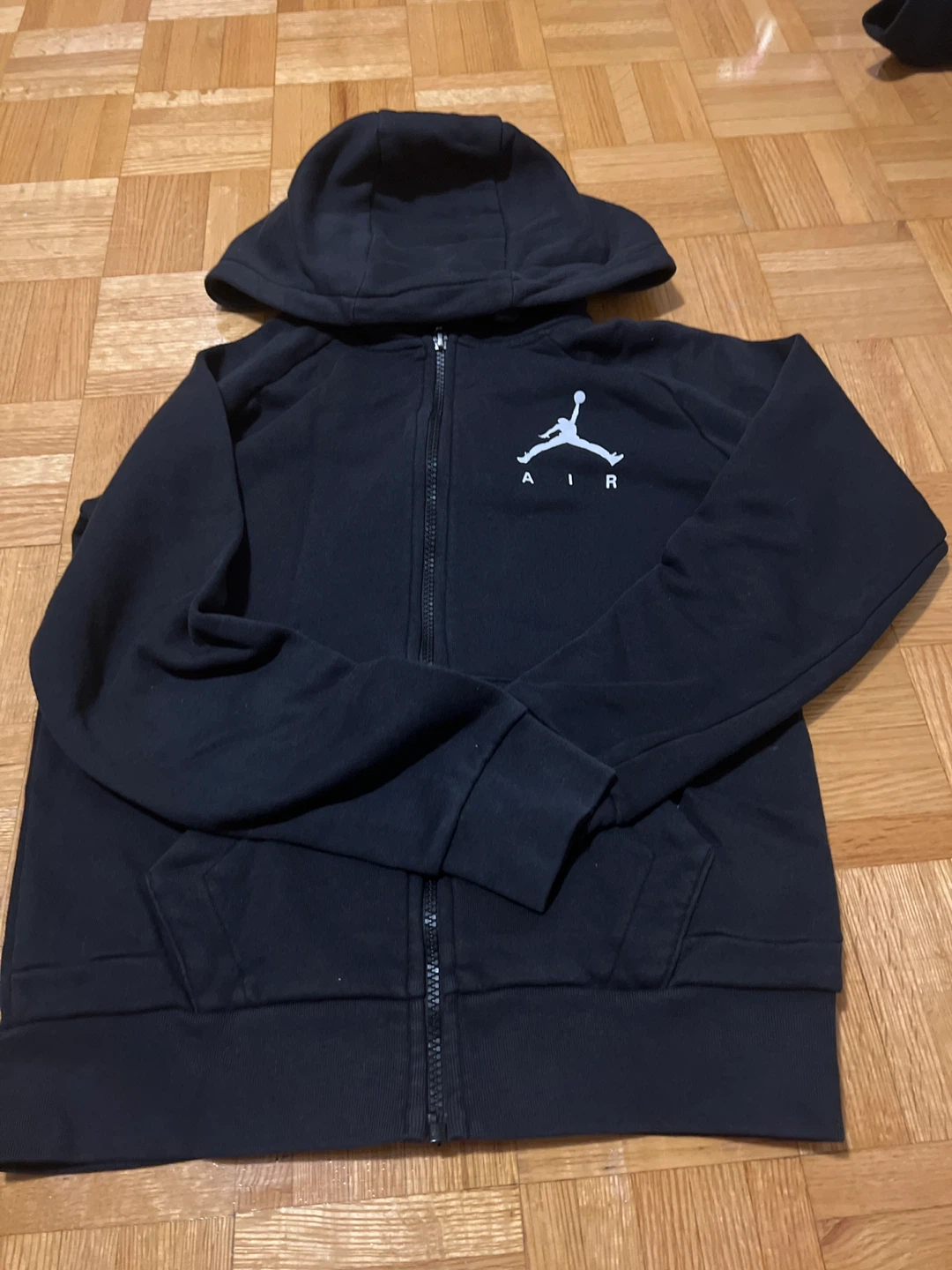 Jordan Black Full Zip Hoodie - Size M
