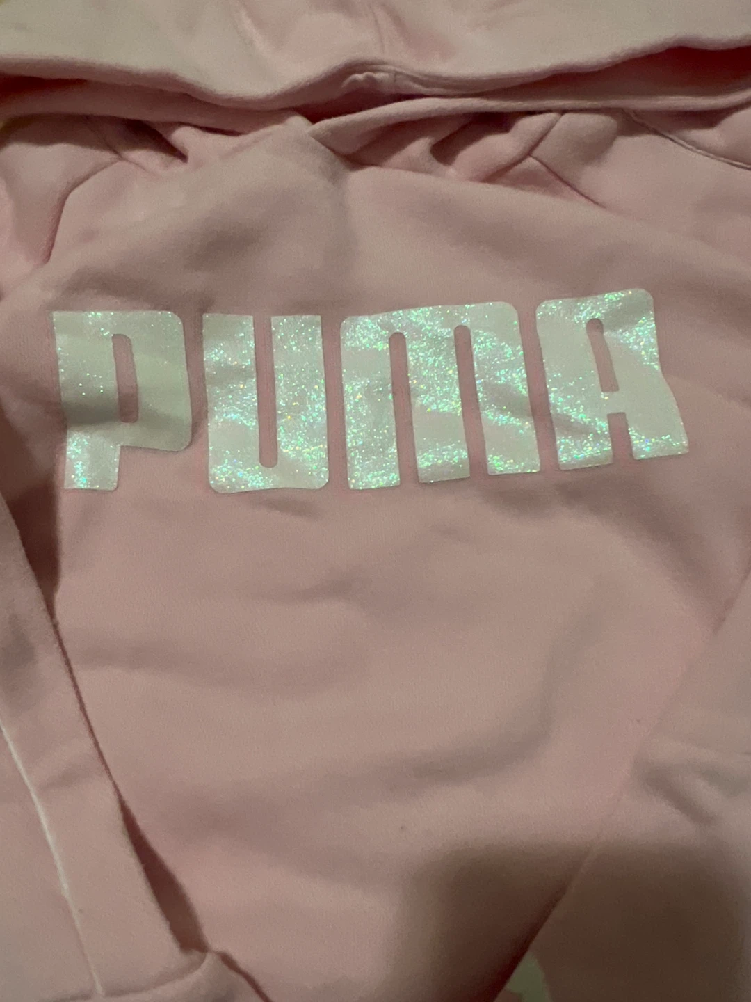 Puma Pink Hoodie Size M (7/8) - photo 2