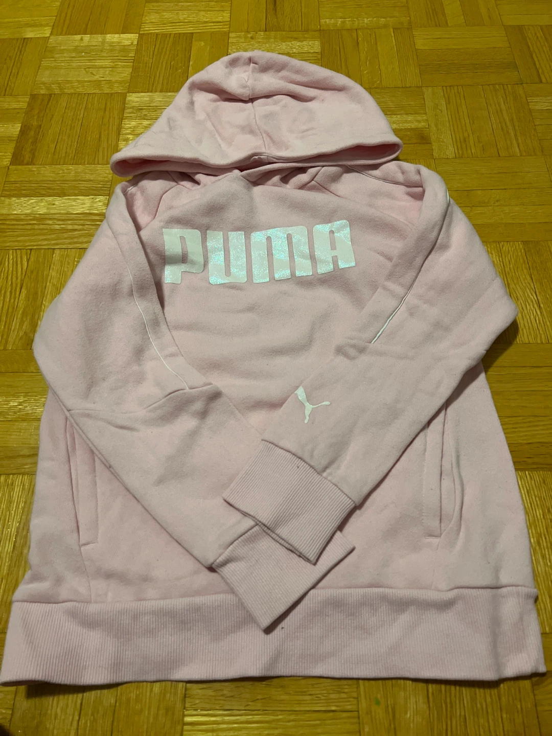 Puma Pink Hoodie Size M (7/8)
