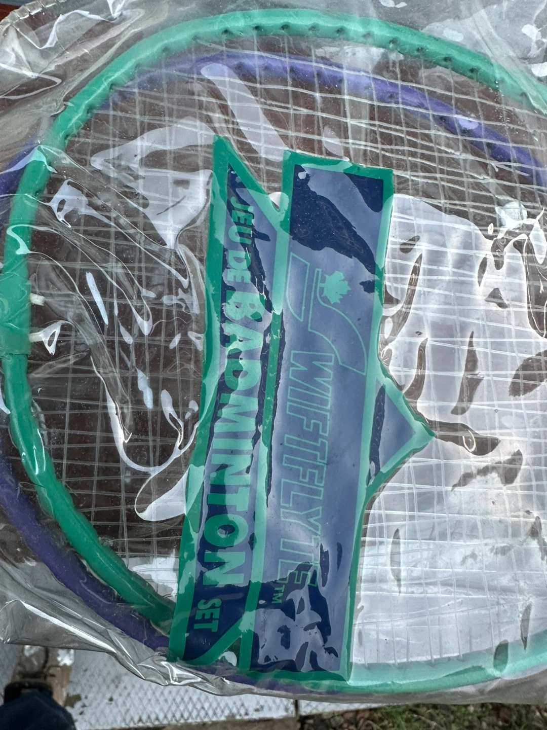Wiftflyte Badminton Set - Green & Purple