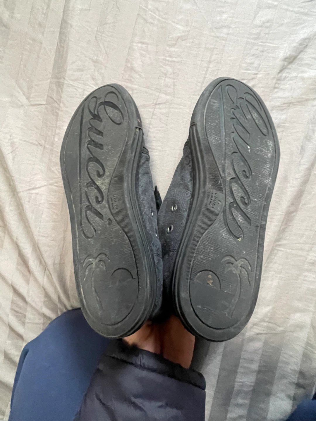 Gucci Black High-Top Sneakers - photo 3