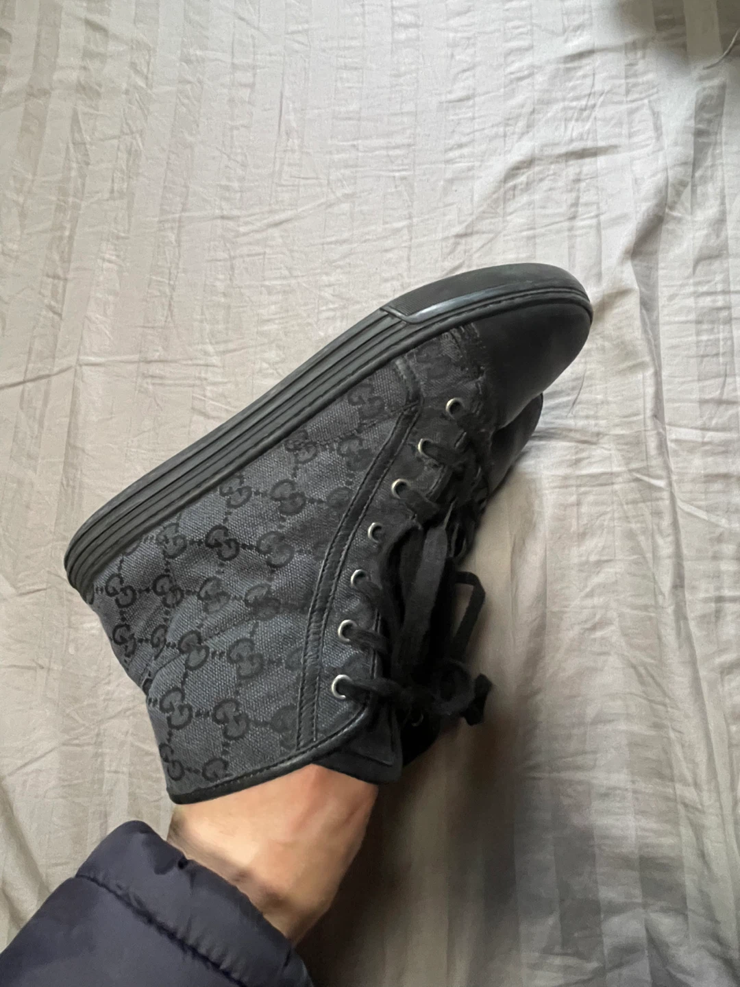 Gucci Black High-Top Sneakers