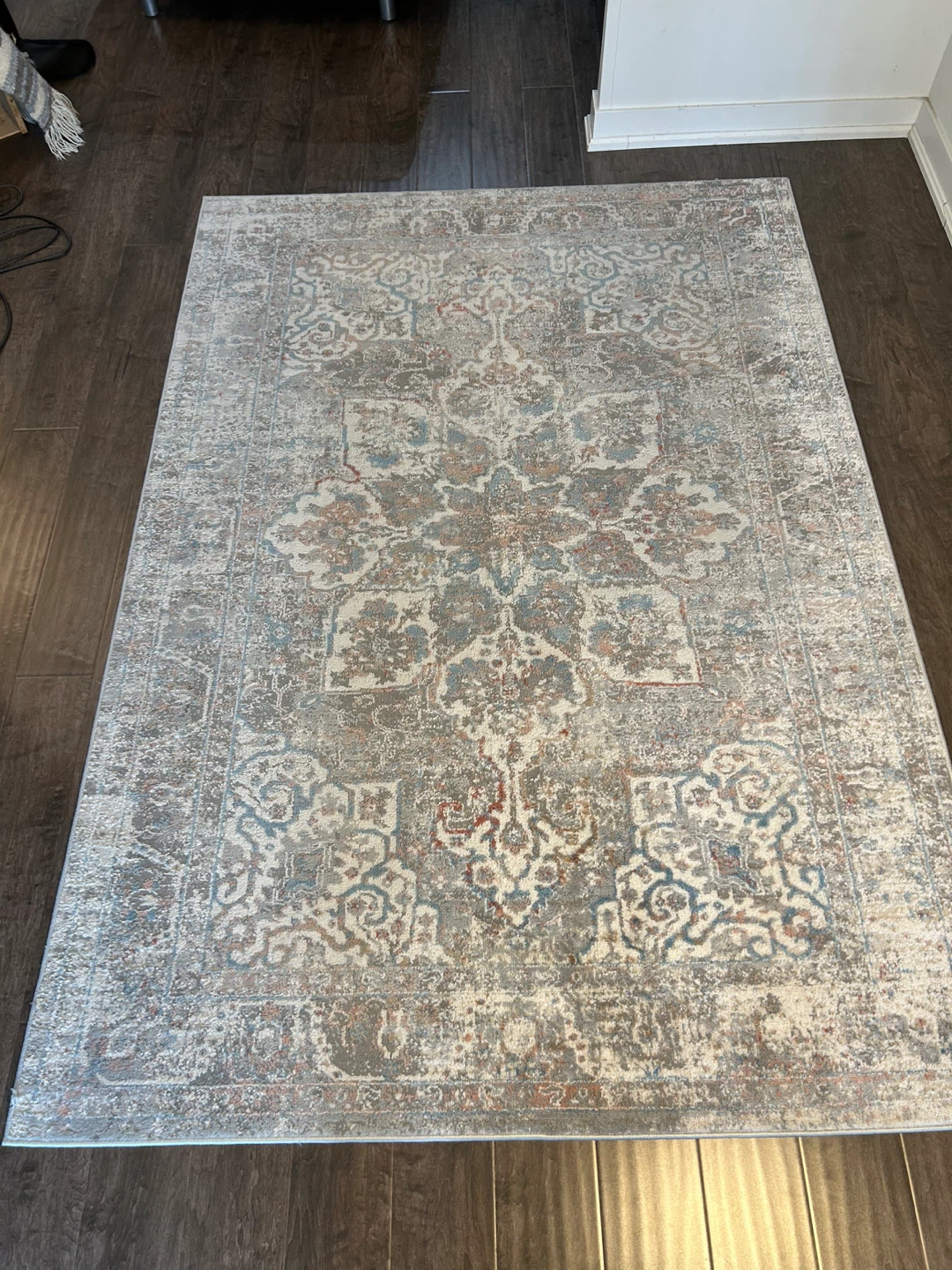 Paisley Area Rug - Neutral Tones
