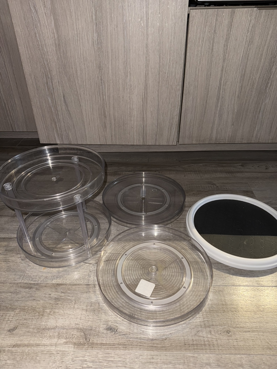4 Lazy Susan Turntable Organizer BUNDLE