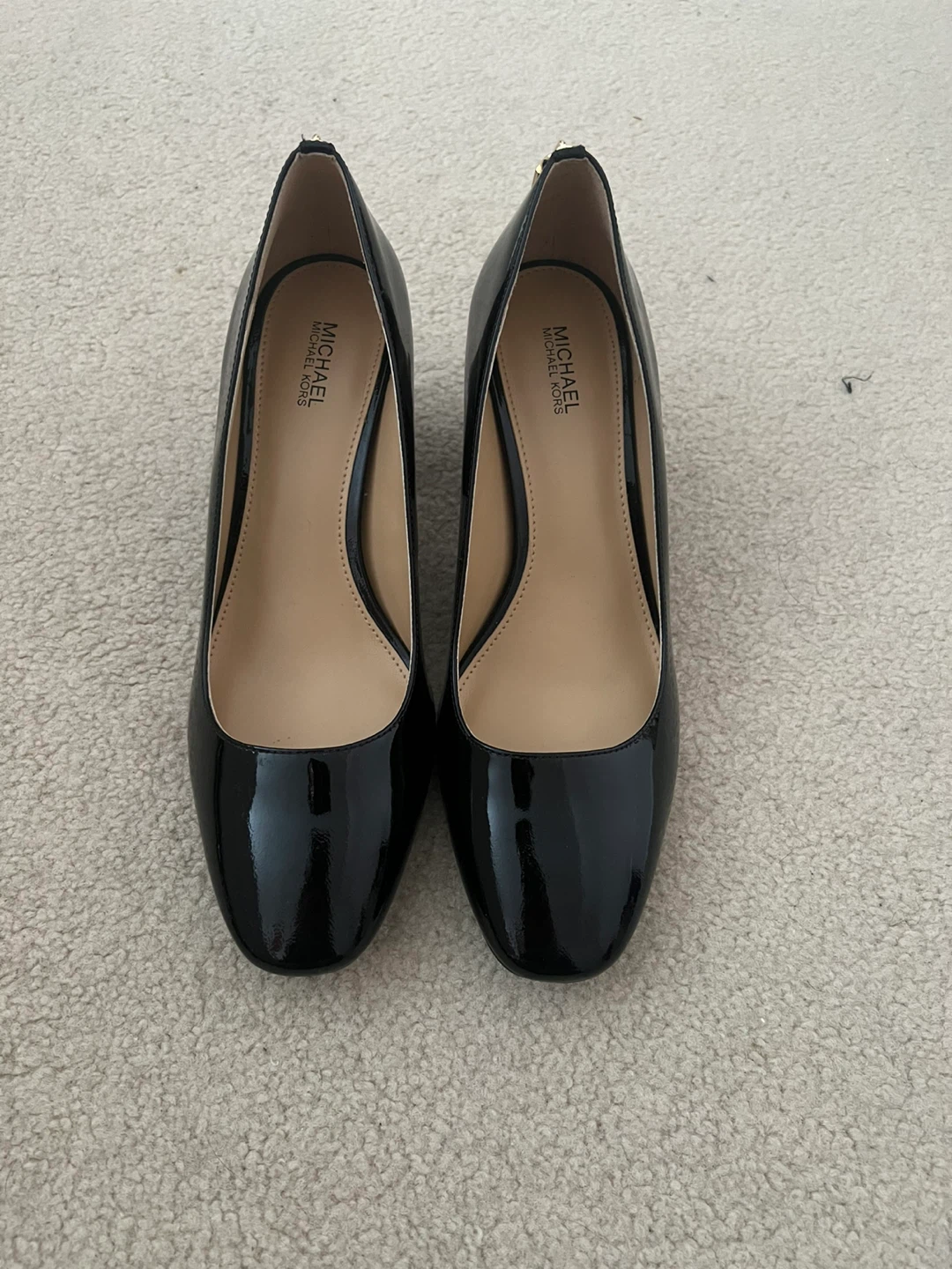 Michael Kors Black Patent Leather Heels