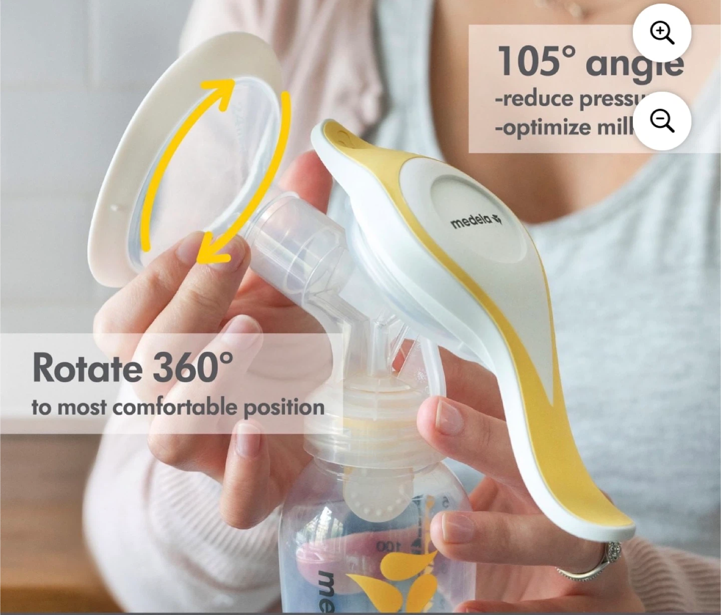 Medela Harmony Manual Breast Pump - photo 3