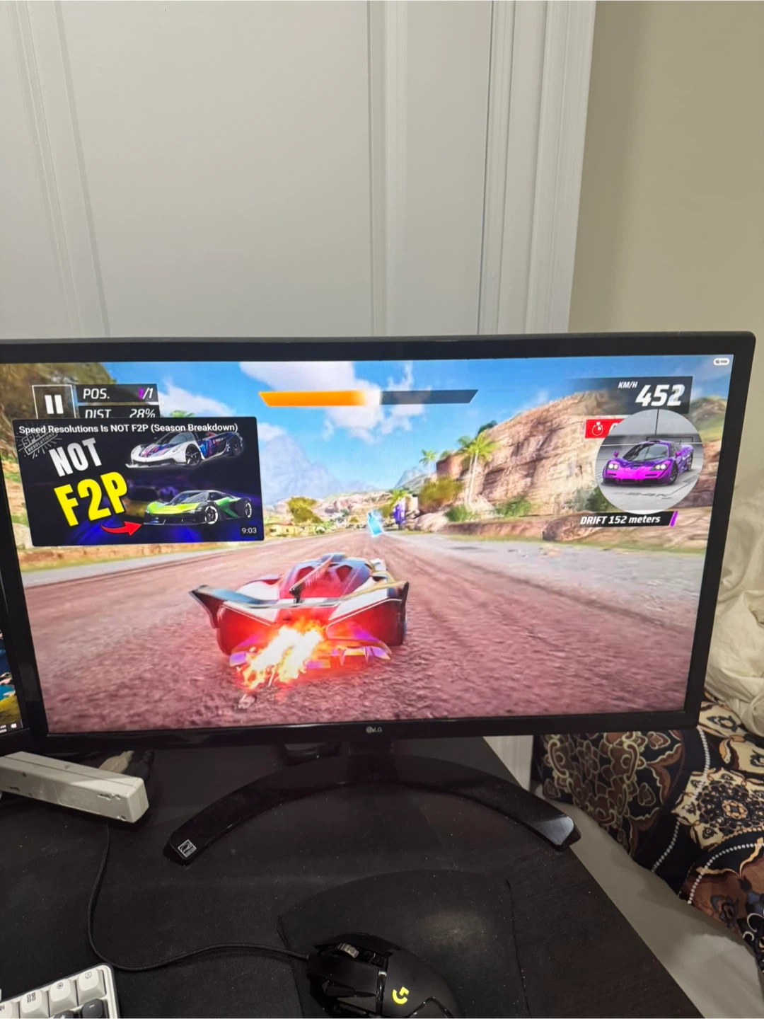 LG 27UD58-B 27" 4K Monitor
