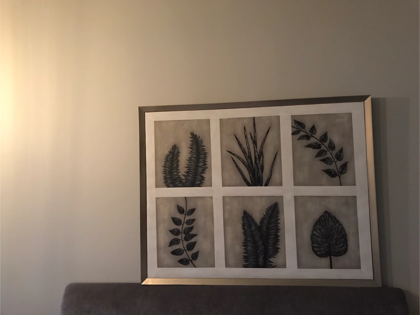 Framed Botanical Print 46 1/2W x 36 1/2”H