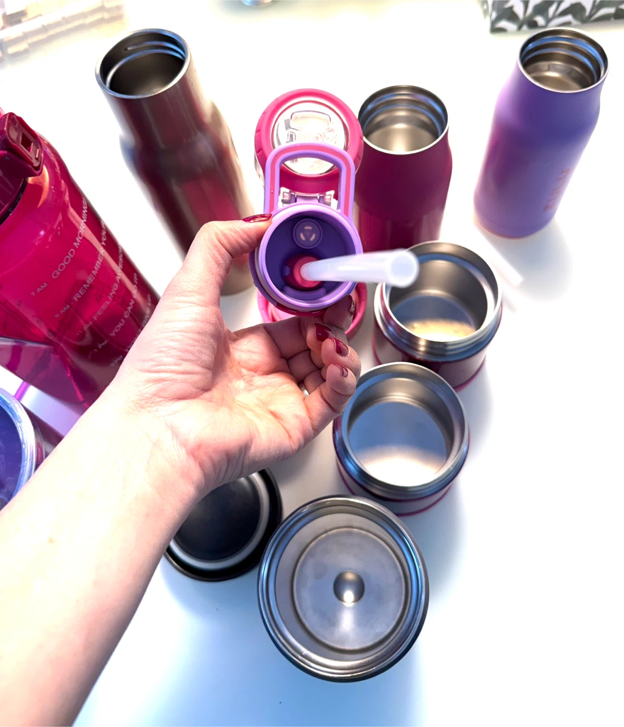 8 Assorted Kids' Water Bottles: Zulu, Built, Thermos - photo 4