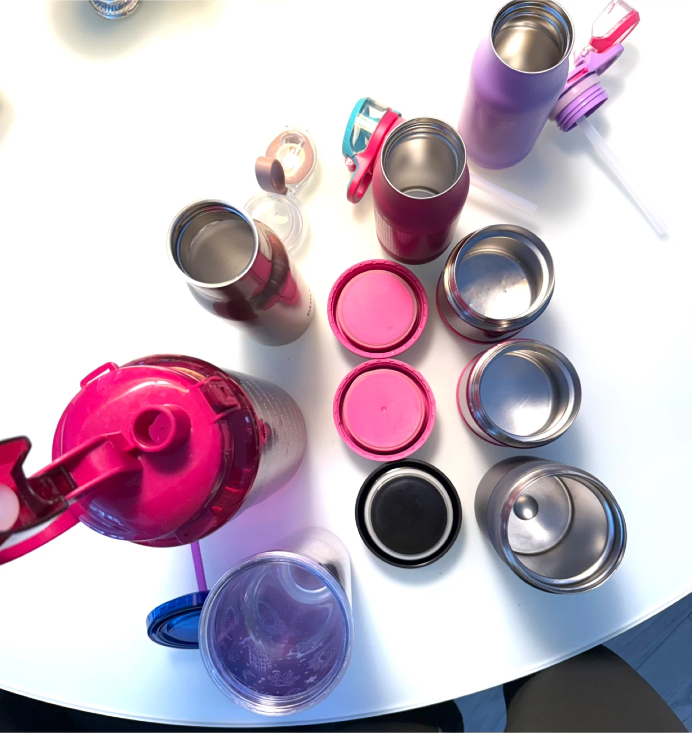 8 Assorted Kids' Water Bottles: Zulu, Built, Thermos - photo 2