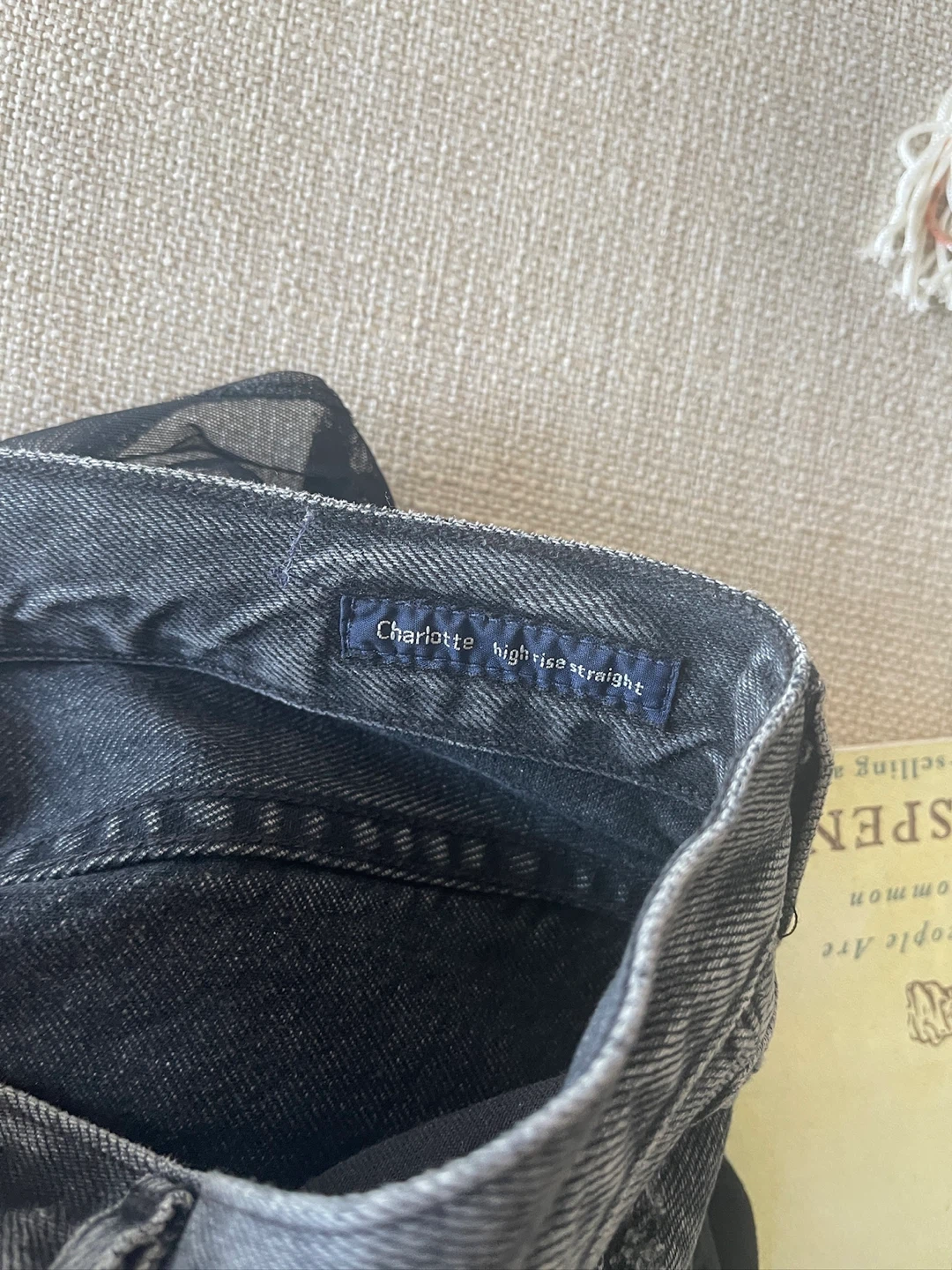 Citizens of Humanity Charlotte High Rise Straight Jeans - photo 4