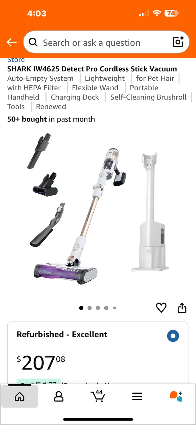 Shark IW4625 Detect Pro Cordless Stick Vacuum - photo 4