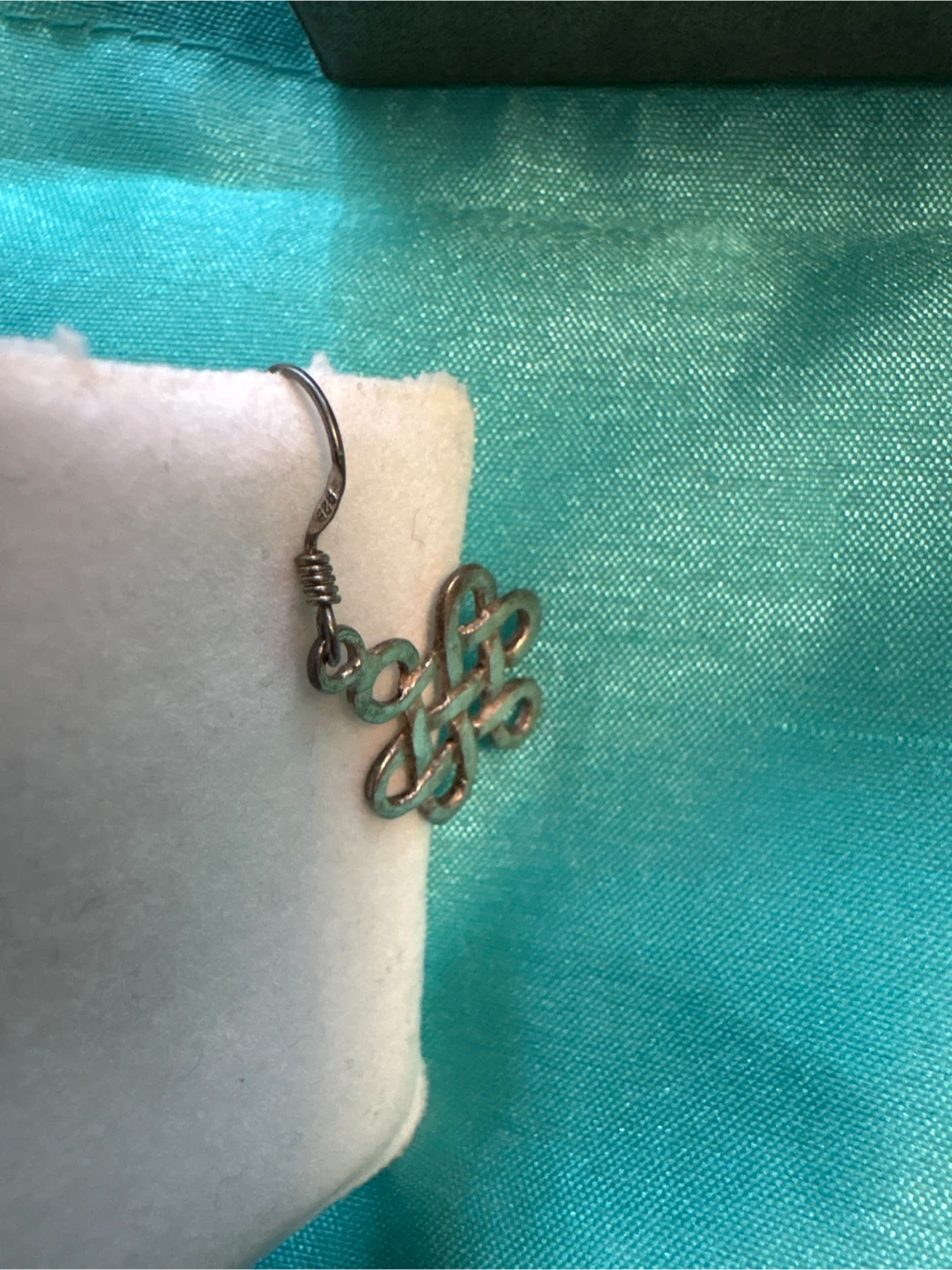 Celtic Knot silver 925 stamped Earrings - photo 2