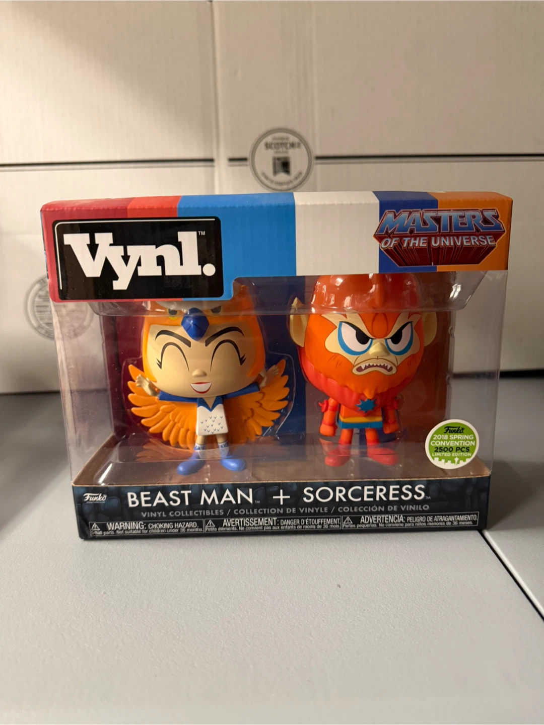 Vynl. Masters of the Universe Beast Man + Sorceress