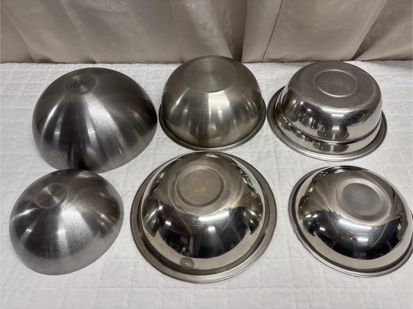 Stainless Steel Mixing Bowls - Set of 6 - photo 2