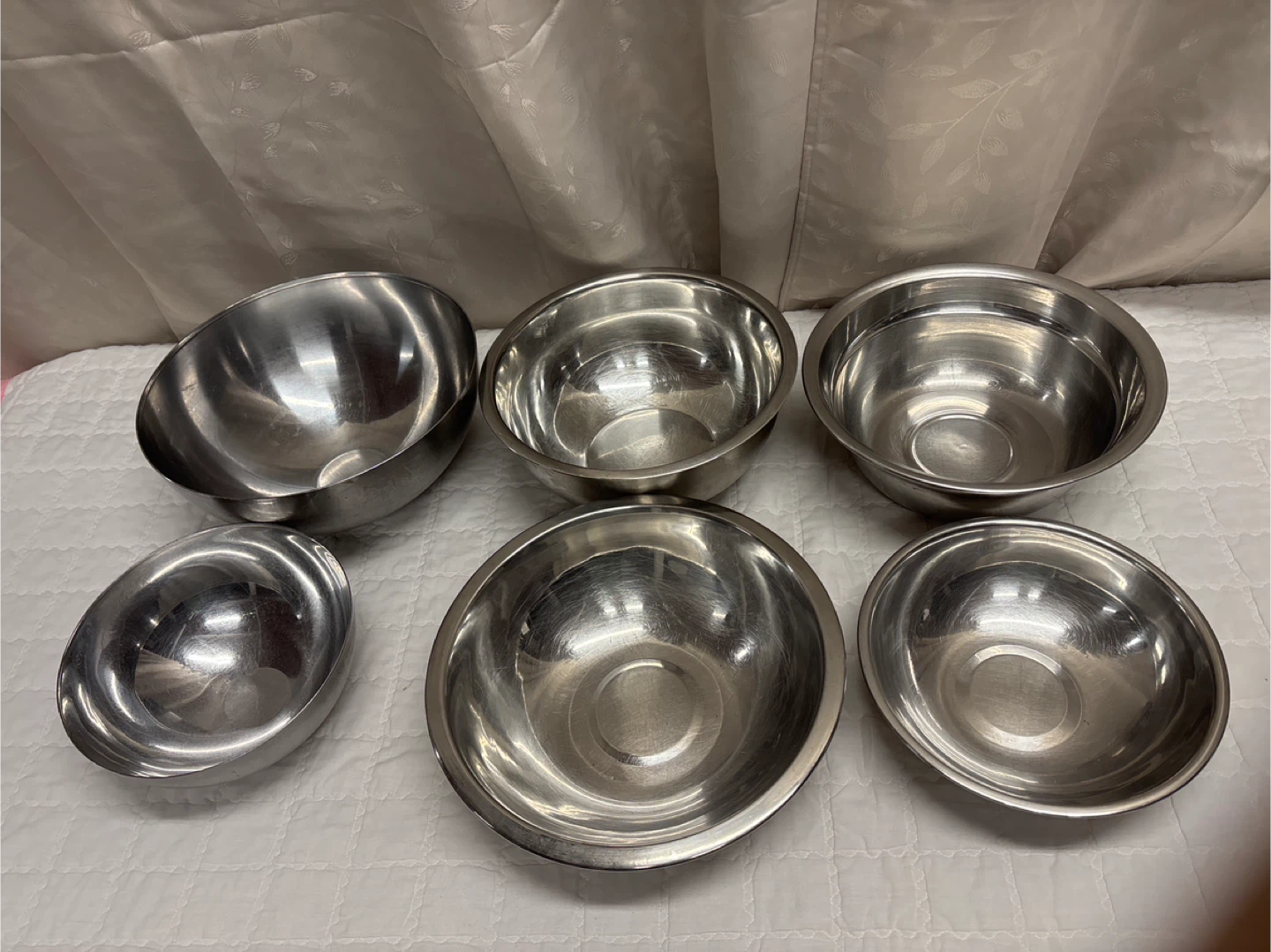 Stainless Steel Mixing Bowls - Set of 6